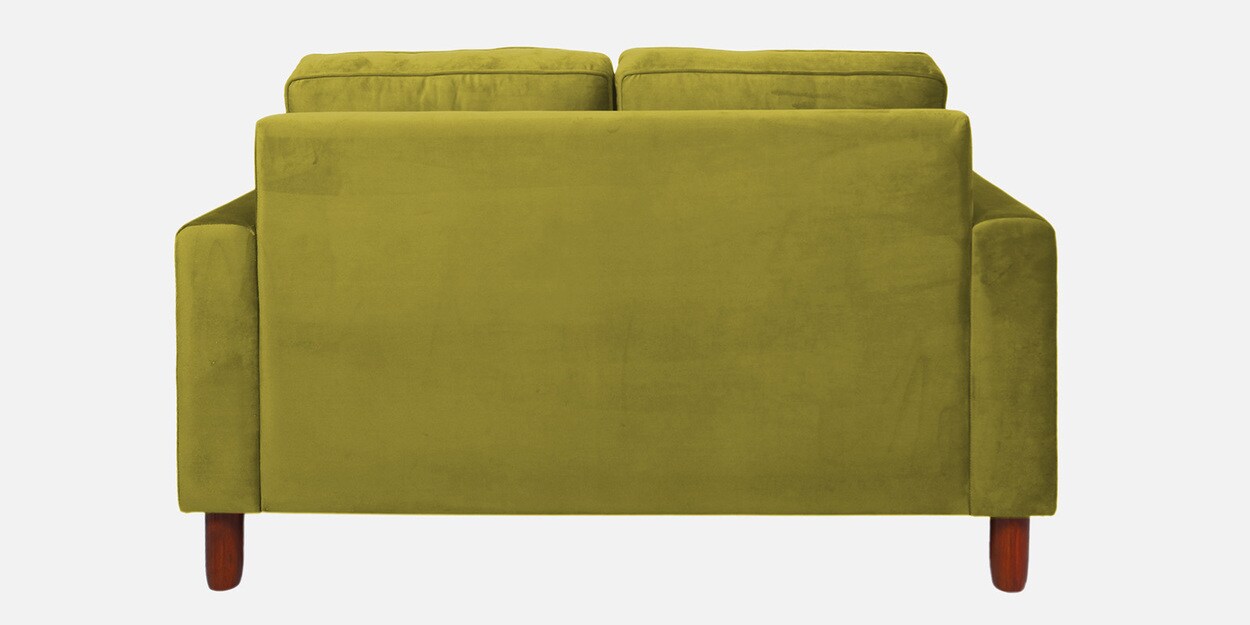 Buy Atlanta Velvet 2 Seater Sofa In Olive Green Colour at 5% OFF