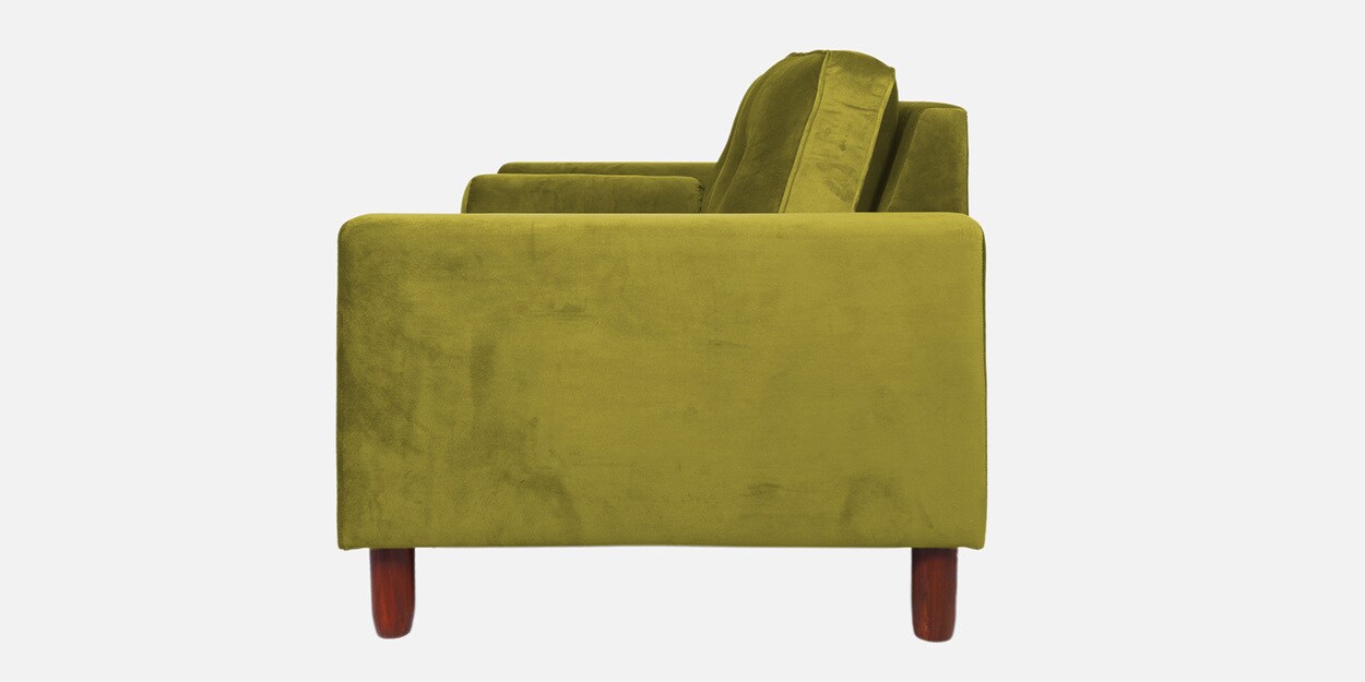 Buy Atlanta Velvet 2 Seater Sofa In Olive Green Colour at 5% OFF