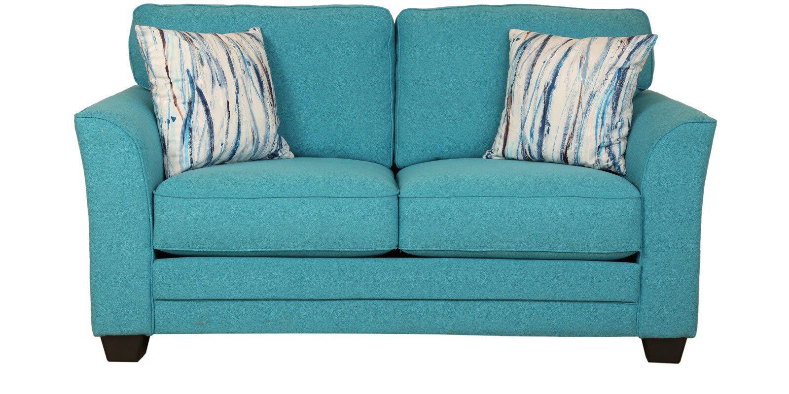Buy Atlantis Two Seater Sofa in Teal Colour by HomeTown Online 2