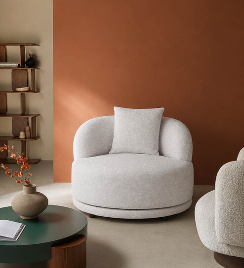 Atlas 1 Seater Sofa In Grey Color