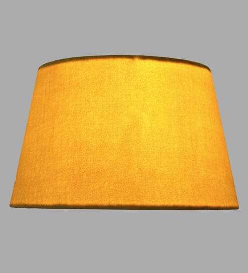 Atlier Yellow Velvet Solid Lampshade