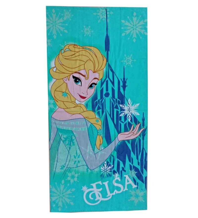 Buy Disney Princess & Frozen Elsa Kids 350 GSM Cotton Bath Towel (Set