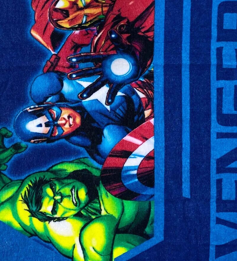 Buy Marvel I Am Amazing Spiderman & Avengers Kids 350 GSM Bath Towel