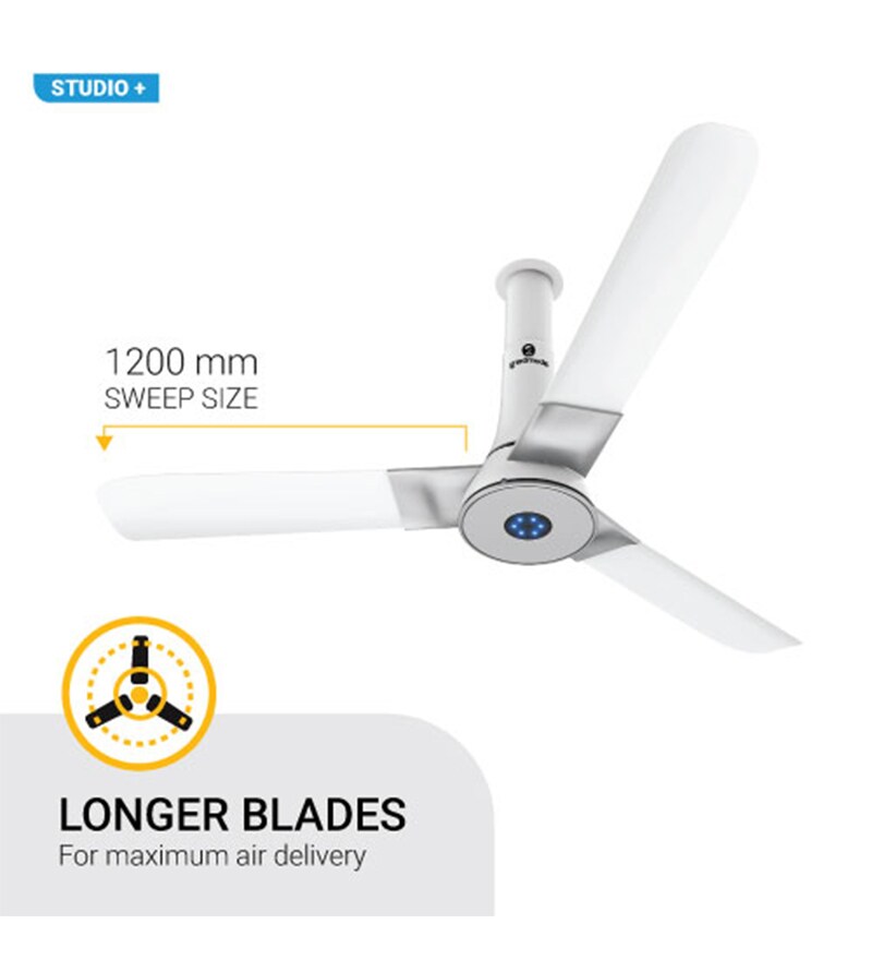 Buy Atomberg Studio+ 1200mm 32W BLDC Energy Saving Ceiling Fan(Marble ...