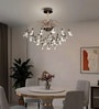 Atelier Smart LED Chandelier | Metal & Crystal Modern Ceiling Light | App Control & Voice Assist | 3 Color Modes Pendant Light for Living Room, Dining & Bedroom | 1 Year Warranty