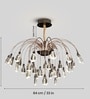 Atelier Smart LED Chandelier | Metal & Crystal Modern Ceiling Light | App Control & Voice Assist | 3 Color Modes Pendant Light for Living Room, Dining & Bedroom | 1 Year Warranty