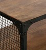 Atencio Metal Coffee Table In Natural Finish