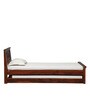 Kumud Solid Wood Trundle Bed In Honey Oak Finish