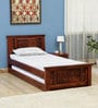 Kumud Solid Wood Trundle Bed In Honey Oak Finish