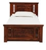 Kumud Solid Wood Trundle Bed In Honey Oak Finish