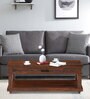 Athens Solid Wood Coffee Table in Brown Colour With Drawer