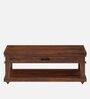 Athens Solid Wood Coffee Table in Brown Colour With Drawer