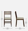 Athens Sheesham Wood Dining Chair In Provincial Teak Finish (Set Of 2)
