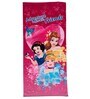 Disney Adventure Begins With Friends & Discover Your Dreams Princess Multicolor 350 GSM Cotton Kids Towels (Set Of 2)