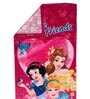 Disney Adventure Begins With Friends & Discover Your Dreams Princess Multicolor 350 GSM Cotton Kids Towels (Set Of 2)
