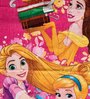 Disney Adventure Begins With Friends & Discover Your Dreams Princess Multicolor 350 GSM Cotton Kids Towels (Set Of 2)