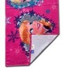 Disney Frozen Elegant Ice & Forever Sisters Elsa Multicolor 350 GSM Cotton Kids Towels (Set Of 2)