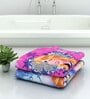 Disney Frozen Elegant Ice & Forever Sisters Elsa Multicolor 350 GSM Cotton Kids Towels (Set Of 2)