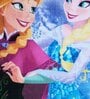 Disney Frozen Elegant Ice & Forever Sisters Elsa Multicolor 350 GSM Cotton Kids Towels (Set Of 2)