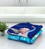 Disney Frozen Elsa Multicolor 350 GSM Cotton Kids Towels (Set Of 2)