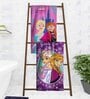 Disney Frozen Sisterly Love Elsa & Anna  Kids 350 GSM Bath Towel  (Set of 2)