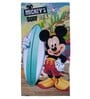 Disney Mickey Mouse Surf & Red Mickey Mouse Multicolor 350 GSM Cotton Kids Towels (Set Of 2)