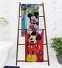 Disney Mickey Mouse Surf & Red Mickey Mouse Multicolor 350 GSM Cotton Kids Towels (Set Of 2)
