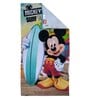 Disney Mickey Mouse Surf & Red Mickey Mouse Multicolor 350 GSM Cotton Kids Towels (Set Of 2)