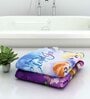 Disney Princess & Elegant Ice Frozen Elsa Multicolor 350 GSM Cotton Kids Towels (Set Of 2)