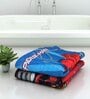 Marvel Avengers & Blue Spiderman Kids 350 GSM Bath Towel  (Set of 2)