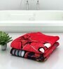 Marvel Avengers  Red & Maroon 350 GSM Cotton Kids Towels (Set Of 2)