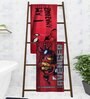Marvel Avengers  Red & Maroon 350 GSM Cotton Kids Towels (Set Of 2)
