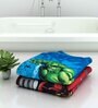 Marvel Avengers & The Hulk Multicolor 350 GSM Cotton Kids Towels (Set Of 2)