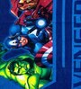 Marvel Avengers Assemble Kids Multicolor 350 GSM Cotton  Towels (Set Of 2)