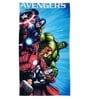 Marvel Avengers Assemble Multicolor 350 GSM Cotton  Kids  Towels (Set Of 2)
