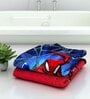 Marvel I Am Amazing Spiderman Red & Blue 350 GSM Cotton Kids Towels (Set Of 2)
