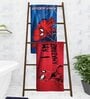 Marvel I Am Amazing Spiderman Kids 350 GSM Bath Towel  (Set of 2)