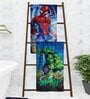 Marvel The Hulk & Spiderman Kids Multicolor 350 GSM Cotton  Towels (Set Of 2)