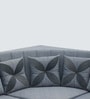 Atlanta American Fabric Corner Sofa In Grey Color