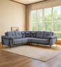 Atlanta American Fabric Corner Sofa In Grey Color