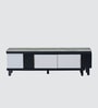 Atlanta American Marble Tv Console Stand In White Finish