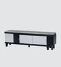 Atlanta American Marble Tv Console Stand In White Finish