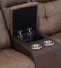 Atlanta Motorised 2 Seater Recliner With Usb Charging Port In Brown Color