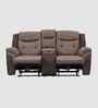 Atlanta Motorised 2 Seater Recliner With Usb Charging Port In Brown Color