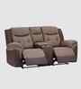 Atlanta Motorised 2 Seater Recliner With Usb Charging Port In Brown Color