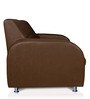 Atlanta Leatherette 1 Seater Sofa In Brown Colour