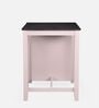 Georgia 2 Seater Dining Set With Storage and USB Port in Light Pink Colour