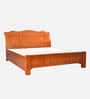 Almore King Size Bed With Hydraulic Storage in Brown Finish