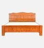 Almore King Size Bed With Hydraulic Storage in Brown Finish