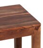 Atlas Solid Wood Bar Stool In Walnut Finish